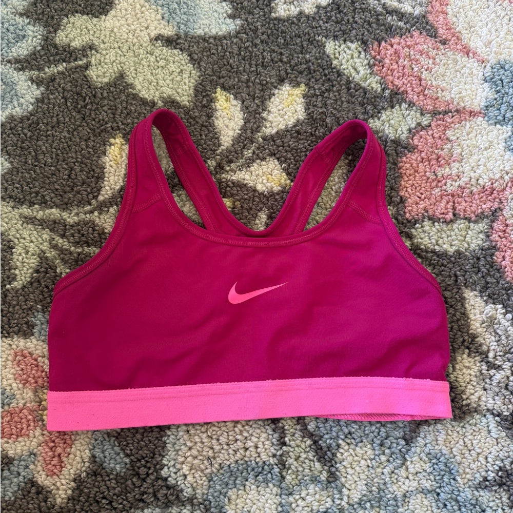 Nike Fuchsia Dri-FIT Sports Bra